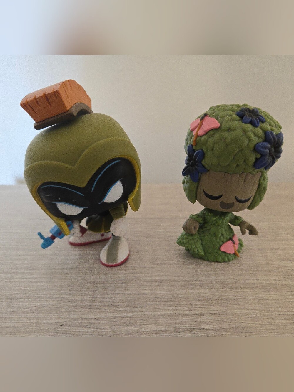 Funko Pop Animation Duck Dodgers Marvin The Martian And Mini Groot